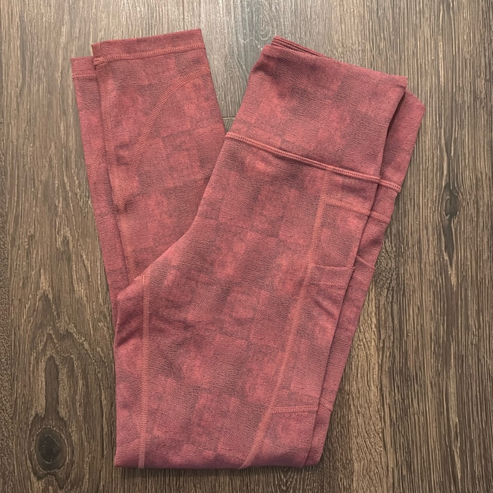 Brick Full Grain Pocket Light n’ Tight Zyia Leggings 7/8 24”